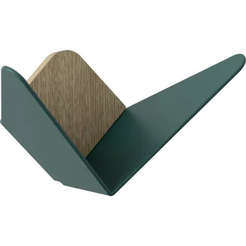 Věšák Háček na oblečení BUTTERFLIES 23 cm, zelená, ocel, Umage