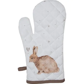 Chňapka Clayre & Eef - Dětská chňapka BUNNIES IN LOVE BSLC44K