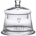 Clayre & Eef - Skleněná dózička SWEETS 6GL4263