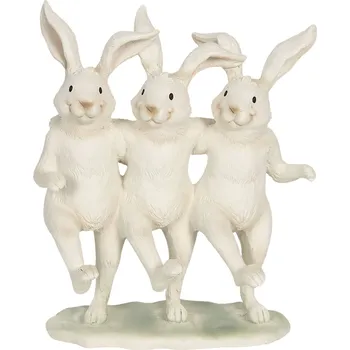 Clayre & Eef - Dekorativní figurka tančících králíků 6PR3189