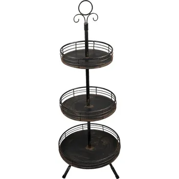 Clayre & Eef - Třípatrový kovový podnos 5Y1113