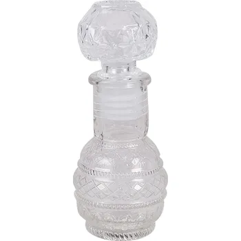Clayre & Eef - Dekorativní skleněná lahvička 6GL4890