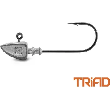 Rybářský háček Delphin Jigová Hlavička s Límečkem Triad 5ks 25g-4/0