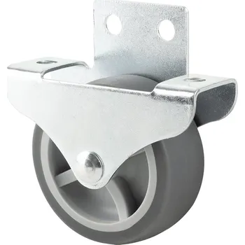 Nábytkové kování STRONG StrongCastors Kolečko pevné s bočním uchycením 50 mm, měkčený běhoun