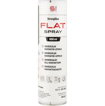 Průmyslové lepidlo STRONG StrongGlue Kontaktní lepidlo FLAT 600ml sprej