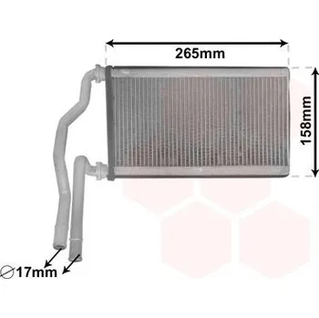 Výměník tepla, vnitřní vytápění AGB 4579N8-2