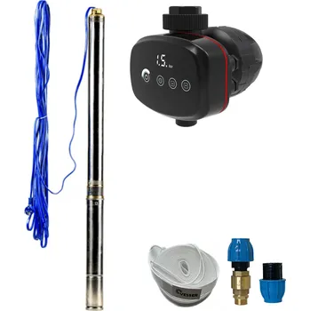 Domácí vodárna PRODO Automatická domácí vodárna s ponorným čerpadlem 3" 3Ti-17 s ADARA 6 - RTS - odolnost proti písku - Prodloužená záruka 4 roky