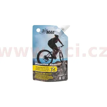 Sada na opravu pneumatiky AIRMAN těsnící hmota pro jízdní kola, elektrokola, koloběžky (prevence proti defektu) Proactive Seal (120 ml)