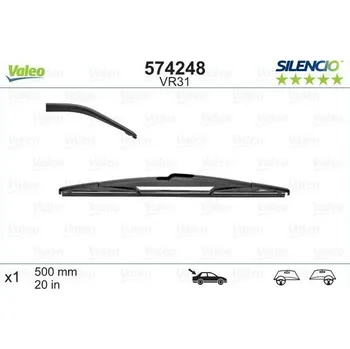 Stěrač Stěrač Valeo Silencio VR31 pro Citroën C5, zadní (642398, 574248)