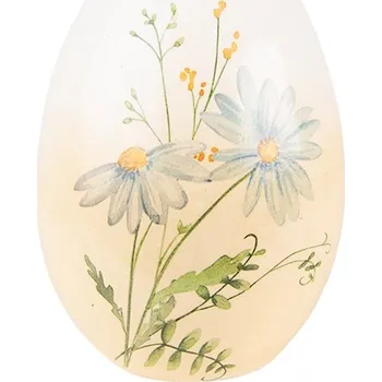 Velikonoční dekorace Clayre & Eef - Dekorativní terakotové vajíčko 6TE0465