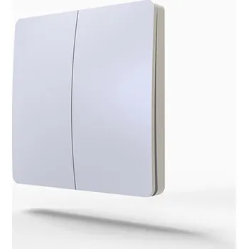 vypínač STRONG StrongLumio bezdrátový vypínač samonapájecí - bílá, 2 tlačítka