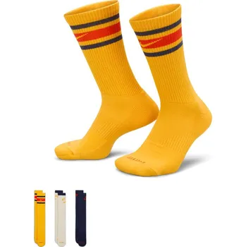 Vysoké bavlněné ponožky Nike EVERYDAY PLUS (3 PAIRS) DX7665-910 - S | UK 14 | US 15