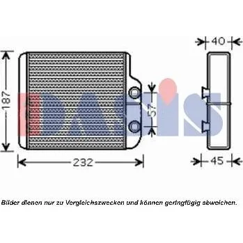 Výměník tepla, vnitřní vytápění AGB 8123N8-1