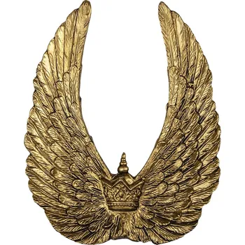 Vánoce Clayre & Eef - Dekorativní křídla s korunkou 6PR4694