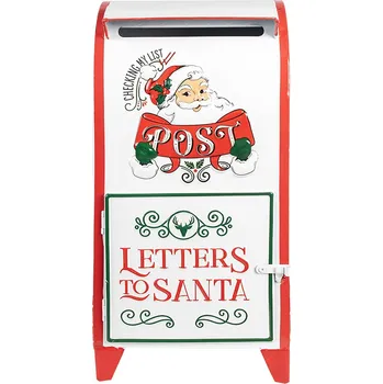 Poštovní schránka Clayre & Eef - Vánoční poštovní schránka LETTERS TO SANTA 6Y5676