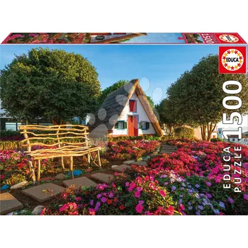 Puzzle Santana Madeira Educa 1500 dílků a Fix lepidlo