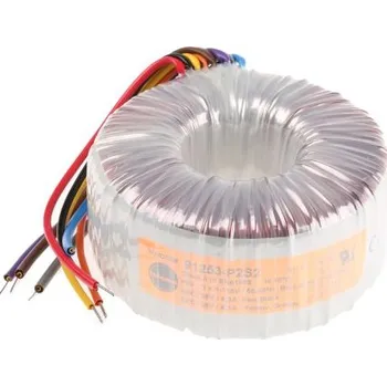 Transformátor Toroidní transformátor, počet výstupů: 2, sekundární napětí: 2 x 35V ac, Kabely, 115 (Dia.) x 58mm
