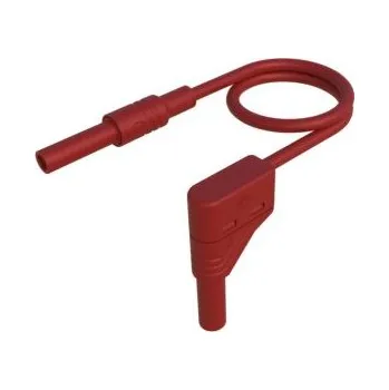Měřicí kabel Vodič zkušebního hrotu 4 mm, Červená, délka kabelů: 1m