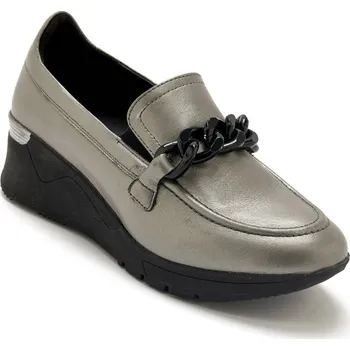 Dámské mokasíny Mokasíny na klínku Pédiconfort® stříbřitá 39