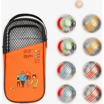 Petanque DECATHLON Sada 8 koulí 100 na rekreační pétanque