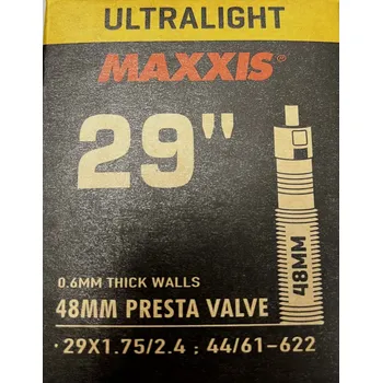 Duše na kolo Duše Maxxis Ultralight FV Šířka: 33-50C, Průměr kola: 700C