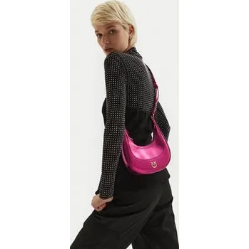 Kabelka Kabelka PINKO Brioche Hobo Mini AI 24-25 PLTT 101433 A204 Růžová OS