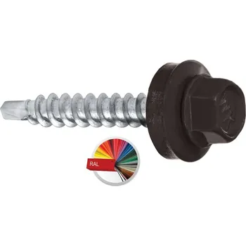 Šroub FARMÁŘSKÉ ŠROUBY- lakované -4,8 x 35 mm Barva: RAL 9005 / černá