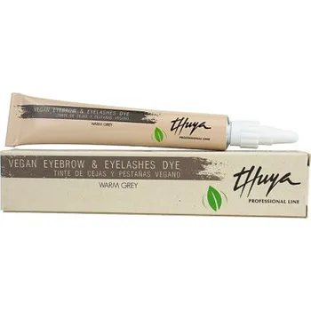 Barva na řasy a obočí Thuya barva na obočí a řasy WARM GREY – Vegan 14 ml vegan barva na obočí a řasy pro elegantní šedý odstín ✨