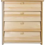 KIK TRADE Dřevěný výklopný botník KIK 92 borovice masiv Odstíny: Šedá