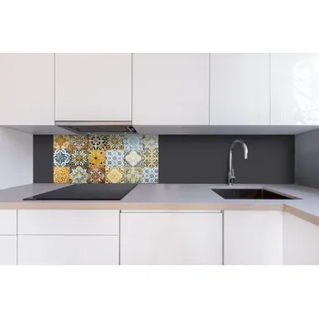 Obklad DIMEX | Dibond za kuchyňskou linku DBW-08040-243 | 80 x 40 cm | Vintage kachle + Dibond deska za kuchyňskou linku DIMEX v rozměru 80 x 40 cm, motiv Vintage kachle