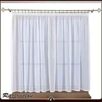 Záclona Luxusní voálová záclona VIKI, výška 50 až 130 cm, šířka 300 cm (Nejlevnější cena na trhu - super letní AKCE !!!)