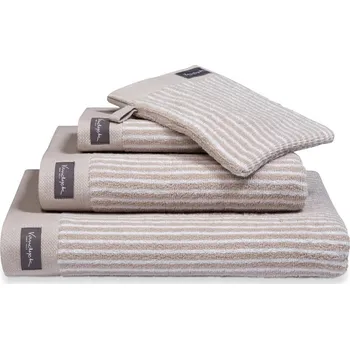 Ručník Vandyck Ručník Home Petit Ligne White/Stone - 70x140 cm