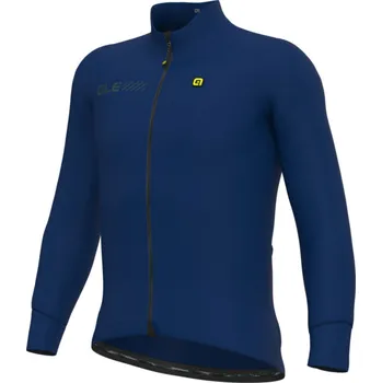 Cyklistická bunda ALÉ Cyklistická zateplená bunda - SOLID FONDO 2.0 - modrá 2XL