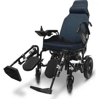 Elektrický invalidní skútr Elektrický vozík s polohováním a dálkovým ovládáním ComfyGO-X-9 - Modrá