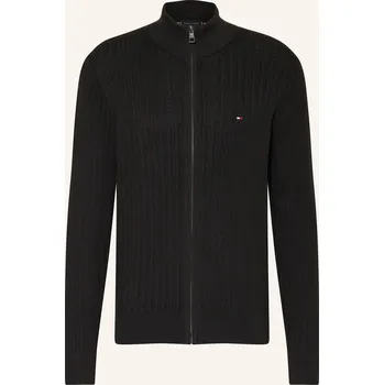 Pánský svetr Tommy Hilfiger Pánský Pletený Kardigan, černá, XXL