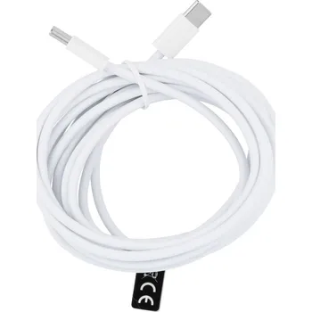 Datový kabel Kabel USB-C na USB-C PD QC3.0 3A 30W HD26 BOX 3 m bílý