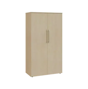 Šatní skříň LXN 4 - 8D kancelářská skříň, 2-dveřová, 1450x800x400, bříza světlá