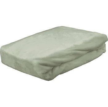 Prostěradlo Vesna Mikroflanelové prostěradlo EXCELLENT olivové 90x200