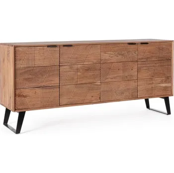 Organizace kuchyně BIZZOTTO Příborník ISAR 175 cm hnědý