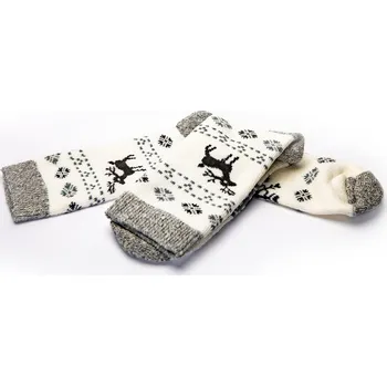 Pánské ponožky Vlněné ponožky s jelenem Velikost: 41-42