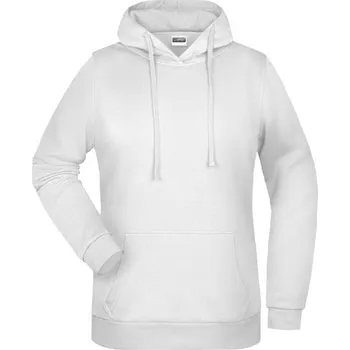 Dámská mikina JN 795 mikina s kapucí dámská XS White