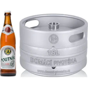 Pivo Pelhřimov Poutník 11° světlý ležák - 15l sud piva