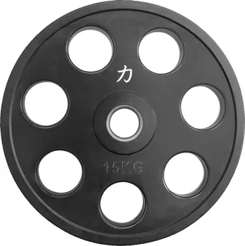 Pogumovaný olympijský kotouč Easy Grip 15 kg STRENGTHSYSTEM