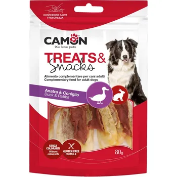 Pamlsek pro psa CAMON SNACKS OUŠKO 9 cm KACHNA 80 g