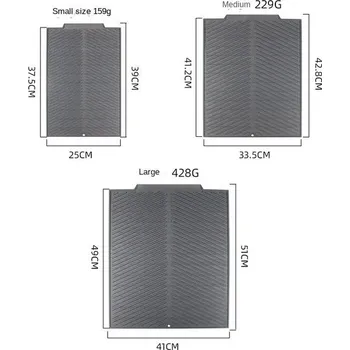 Odkapávač na nádobí Silikonová protiskluzová podložka na nádobí | odkapávač, kuchyňská podložka - Šedá,Střední 42,8 x 33,5 cm