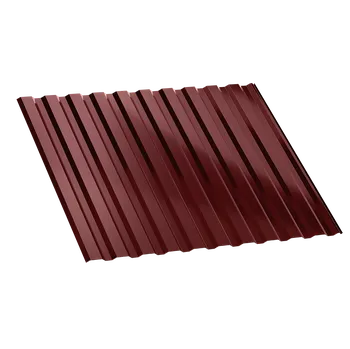 plechová krytina Regamet T-14 - trapézový plech - MATNÝ /0,50 mm/ SP35 Barva: RAL 8019 / šedohnědá