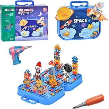 ostatní stavebnice Space stavebnice 351ks, stavebnice s nářadím