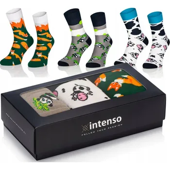 Dámské oblečení Ponožky Intenso 0273 vícebarevné velikost 36-40