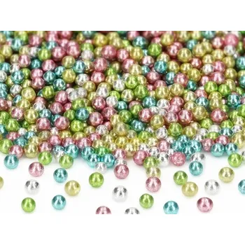 Čokoláda Cukrové perly metalické mix 90g