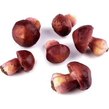 umělá květina Umělé houby - červenohnědá